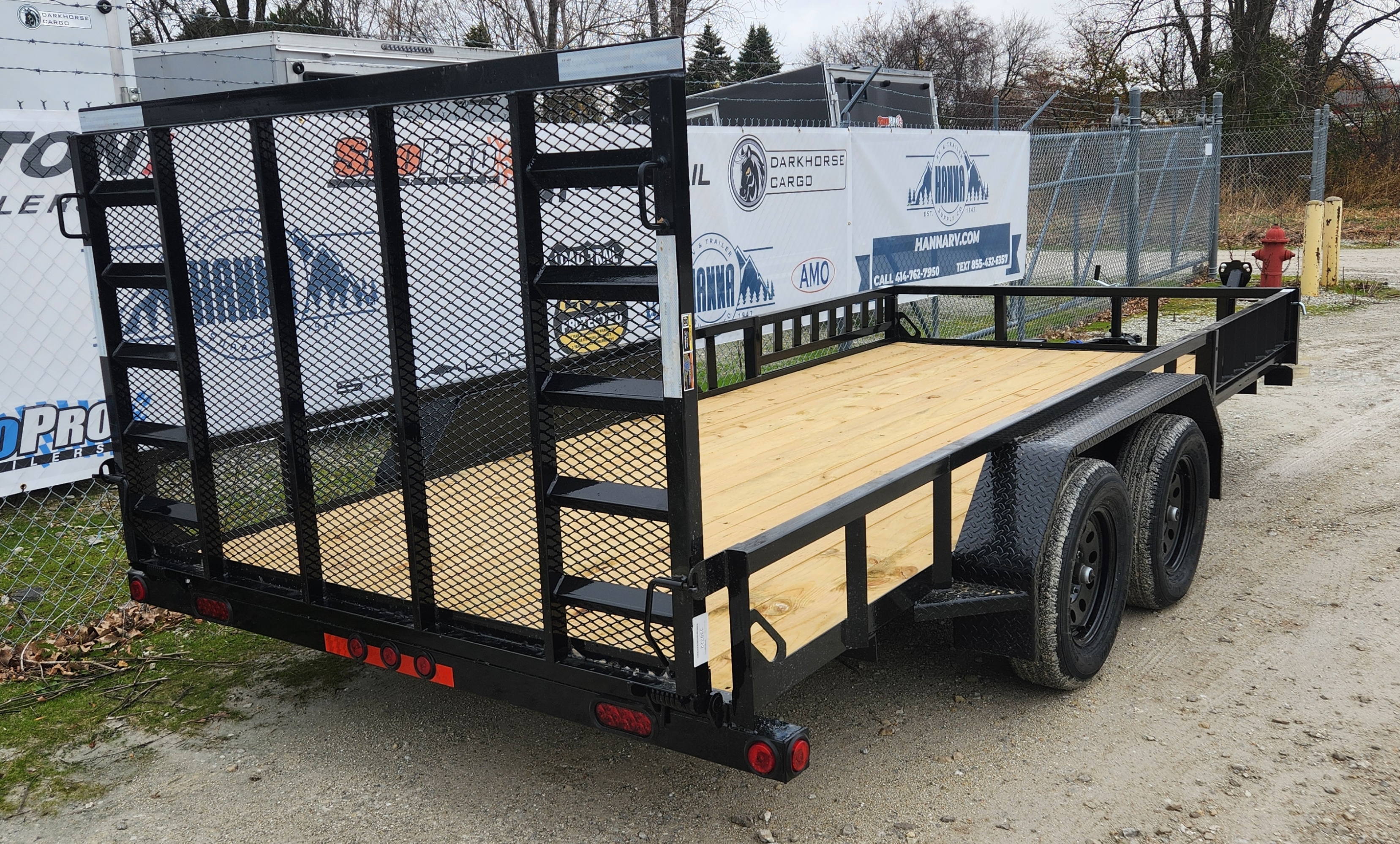 Load Trail 83" X 16' Steel Tandem Axle Utility Trailer with Spring